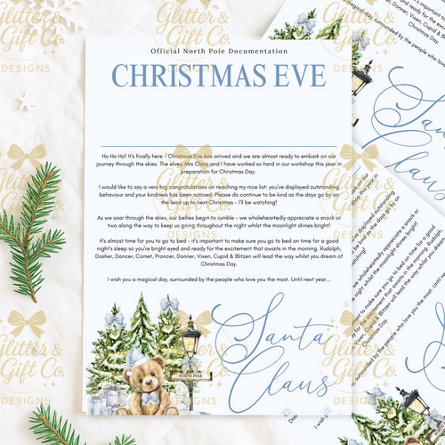 Personalised Christmas Letters & Certificates - Winter Woodland