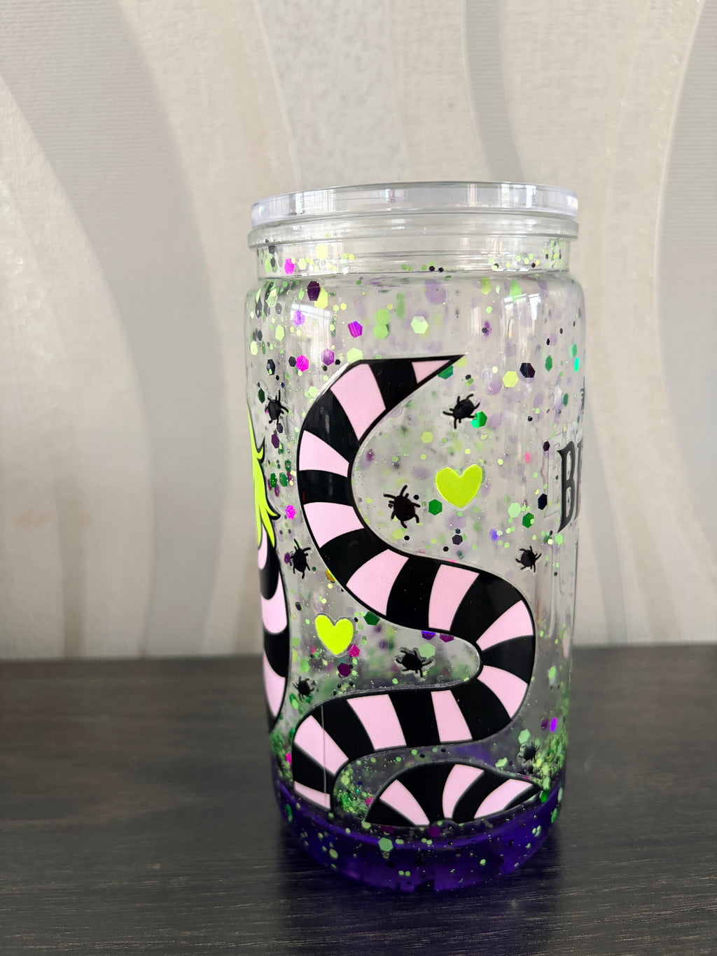Beetlejuice Inspired 16oz Lava Tumbler