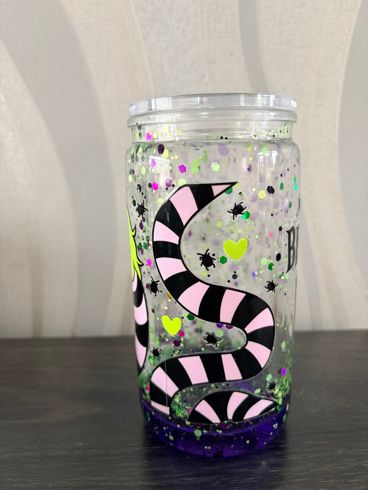Beetlejuice Inspired 16oz Lava Tumbler