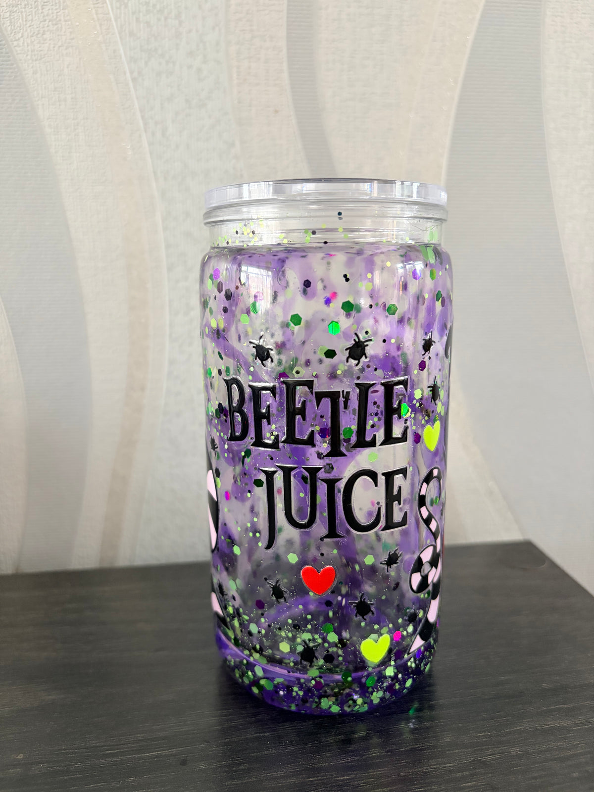 Beetlejuice Inspired 16oz Lava Tumbler