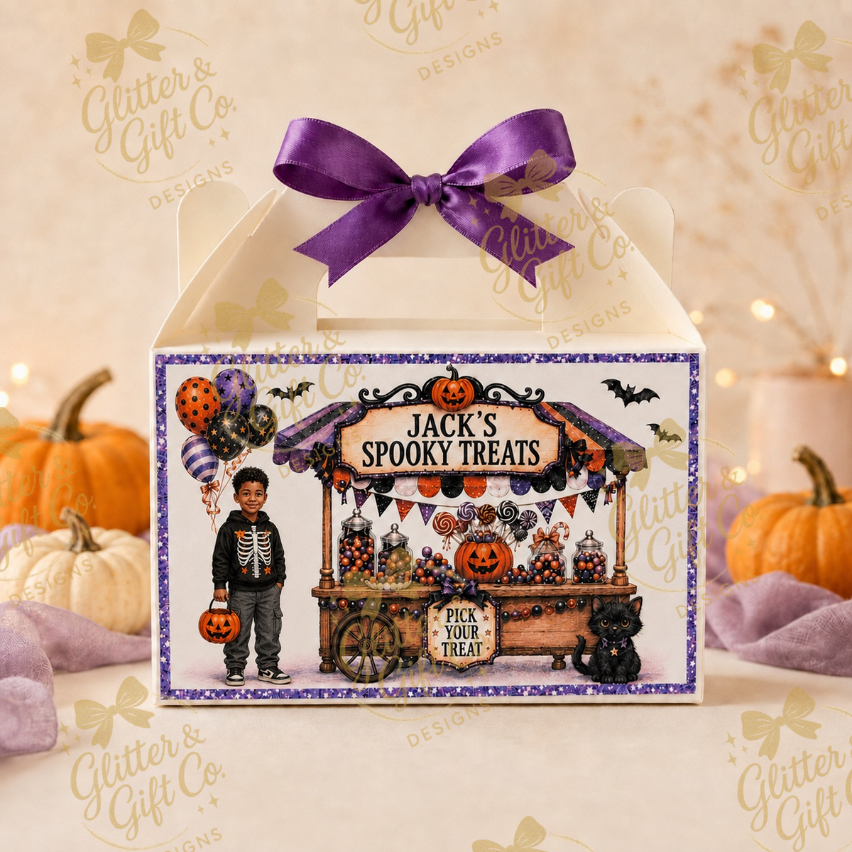 Personalised Halloween Treat Box
