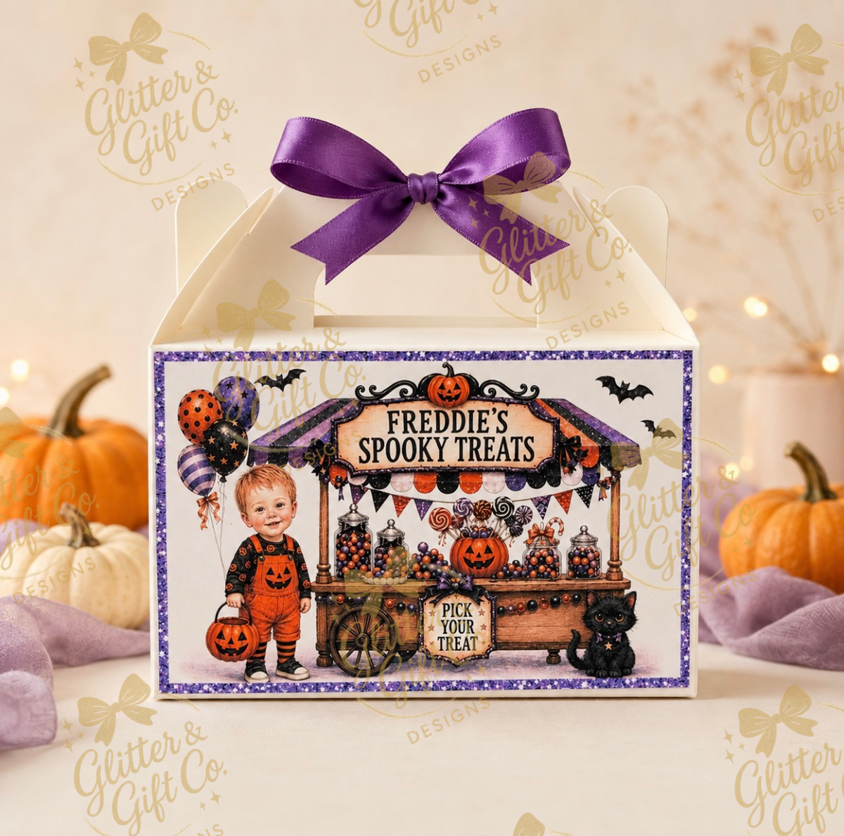 Personalised Halloween Treat Box