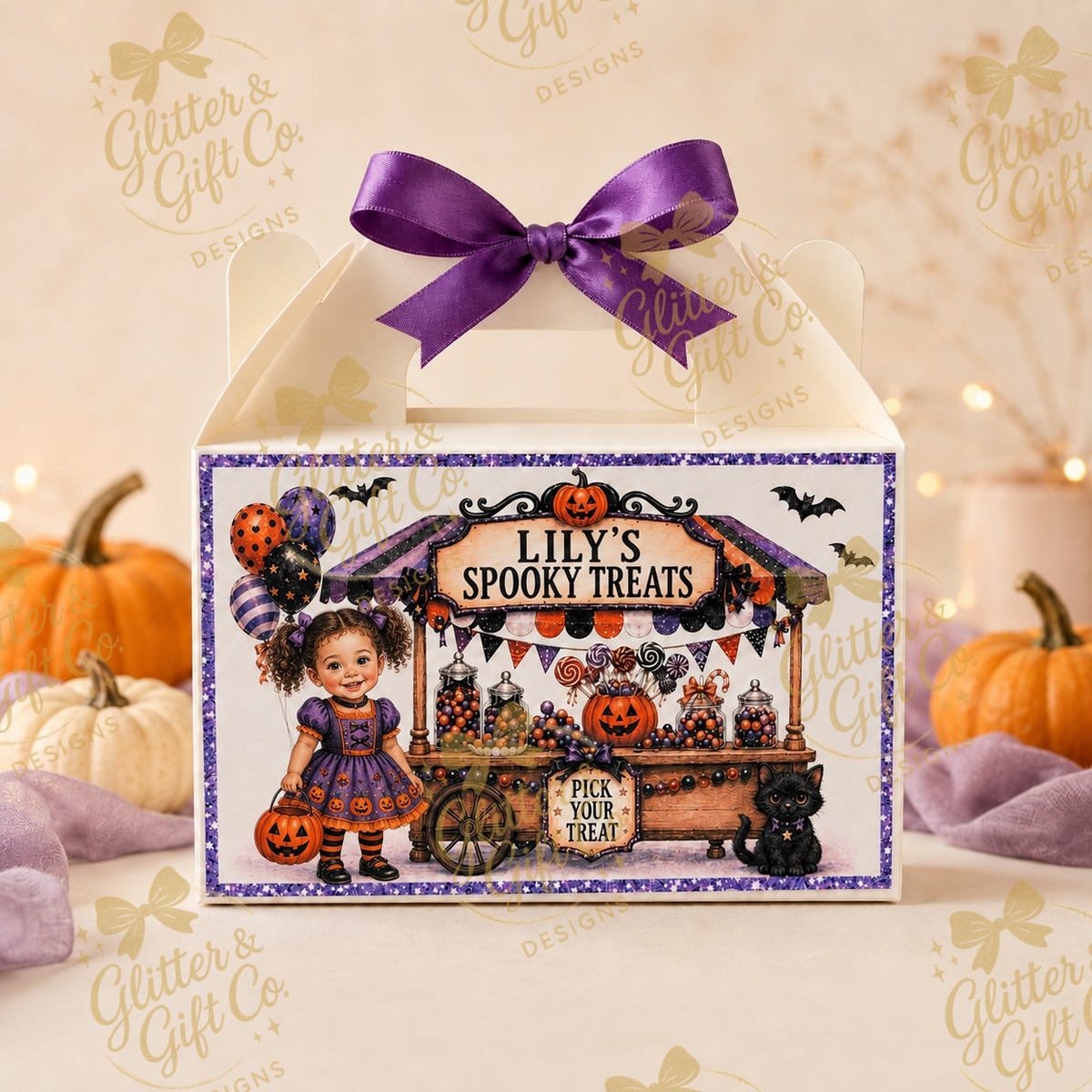 Personalised Halloween Treat Box