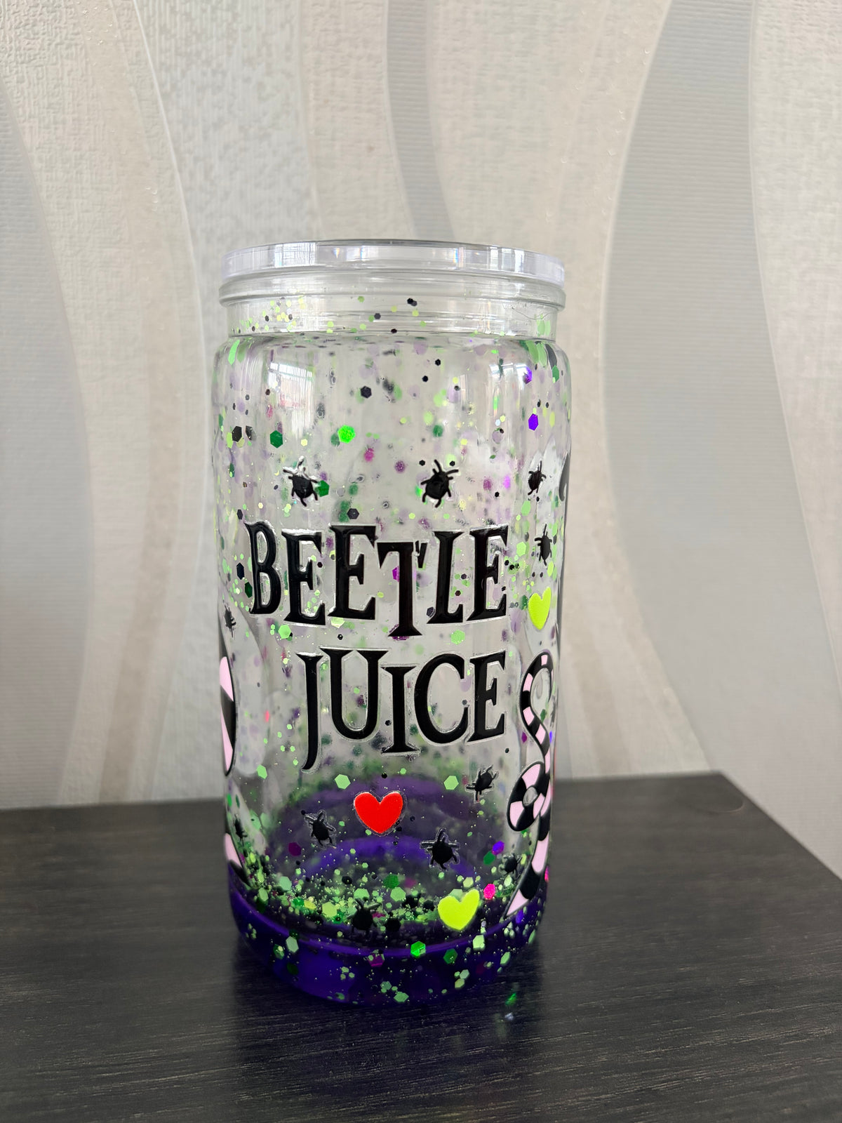 Beetlejuice Inspired 16oz Lava Tumbler